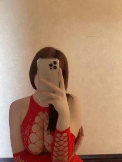 奶宝妹纸 – 红色蕾丝镂空【14P】